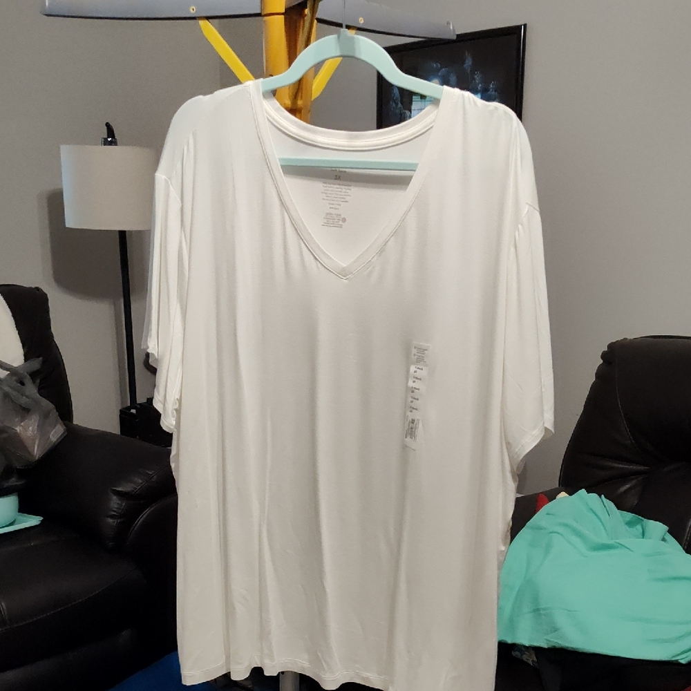 Nine West Soft Spun White Top